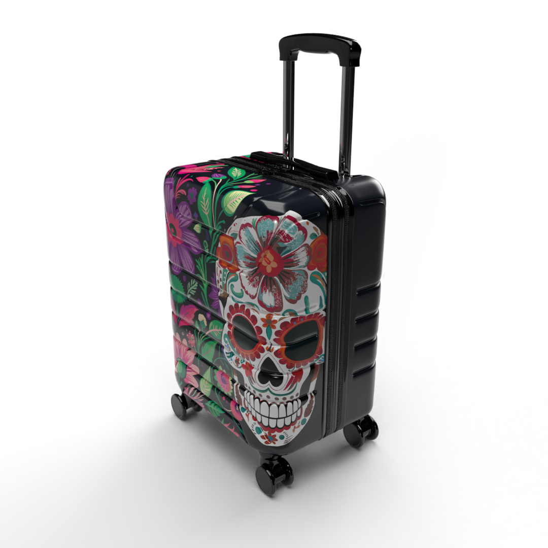 EQUIPAJE DE MANO ESQUELETO FLORAL