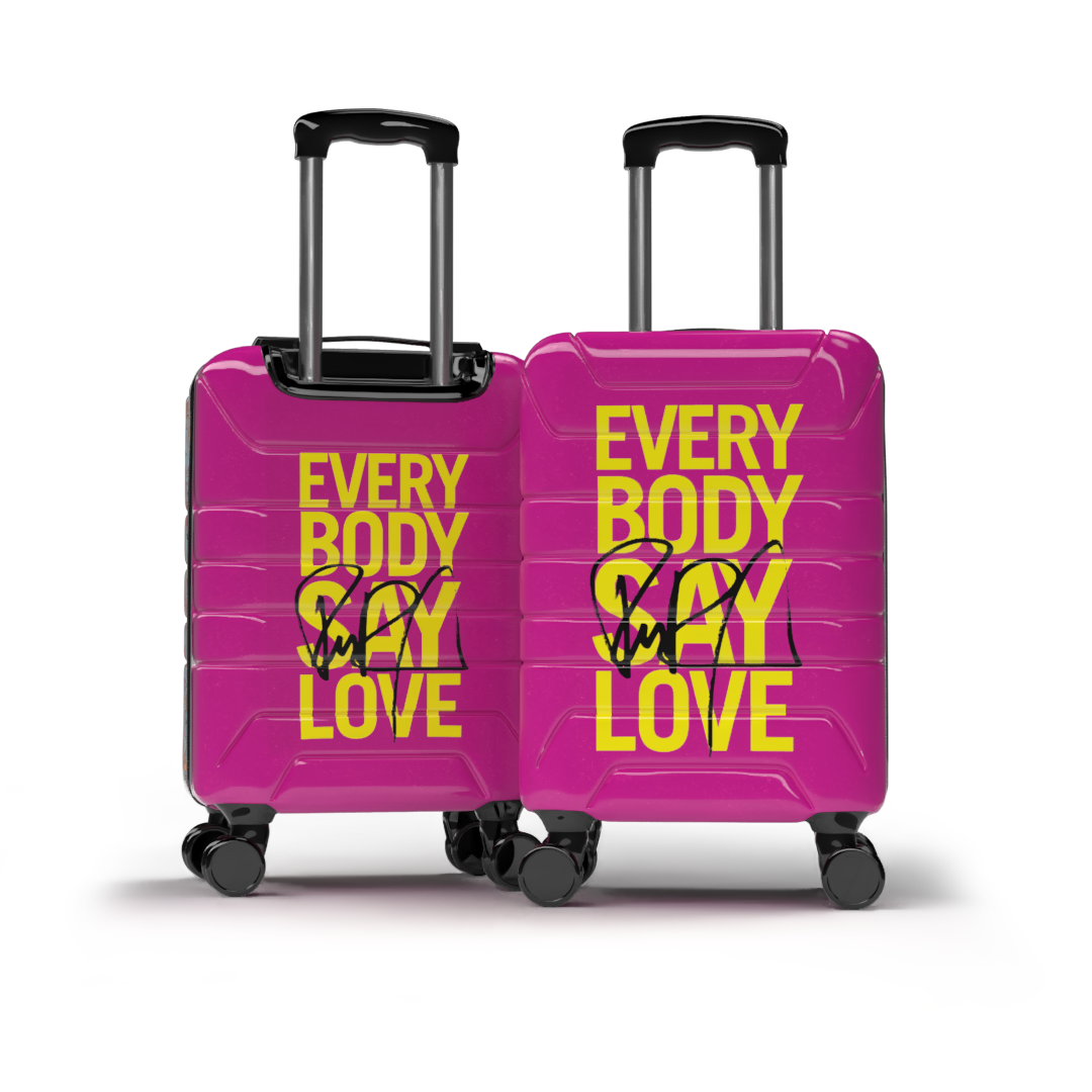 Everybody Say Love Carry On Pink Yellow