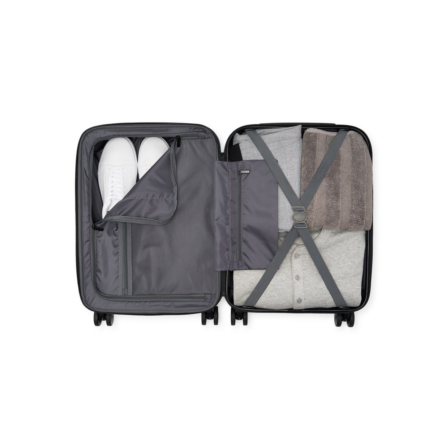 Zebra Carry-On Black/Grey